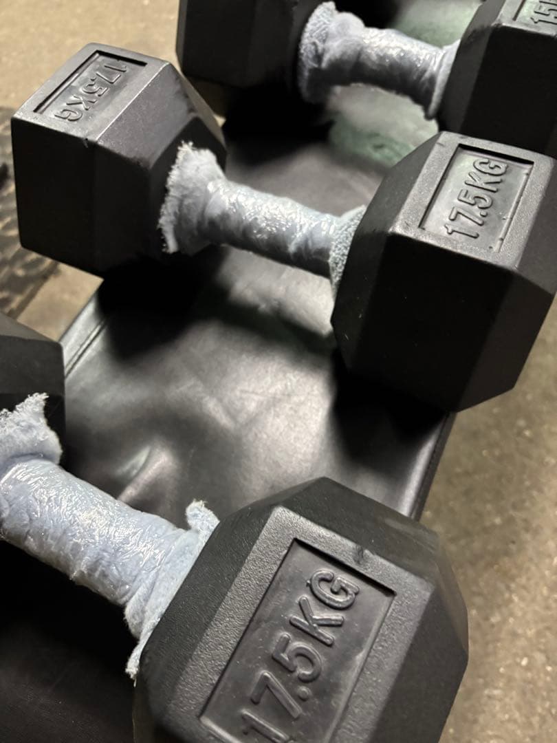 大阪引取り限定　ヘックスダンベル12.5-15.0-17.5 セット