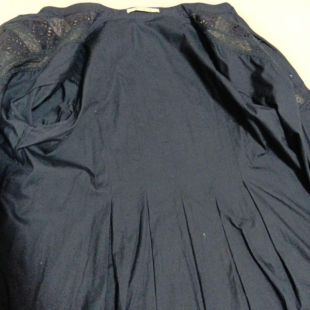 neQuittezpas　ヌキテパ　インド綿　レース　ロングシャツワンピース