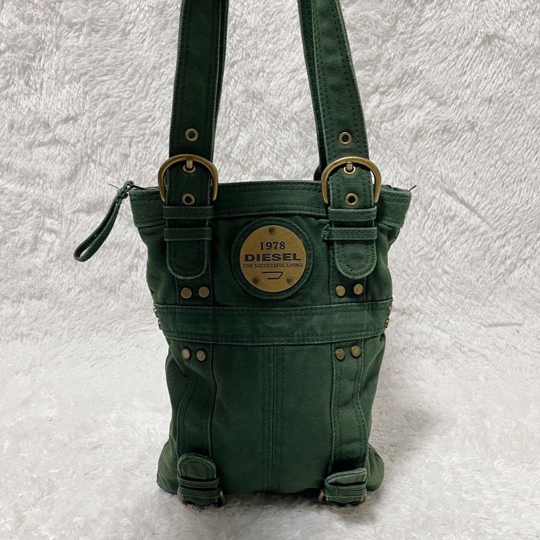 archive diesel y2k メタルロゴ トートバッグ 肩掛け