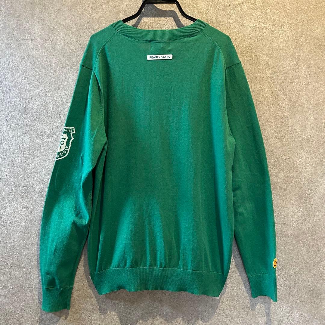 【希少・サンプル品】PEARLY GATES パーリーゲイツ クルーネックニット