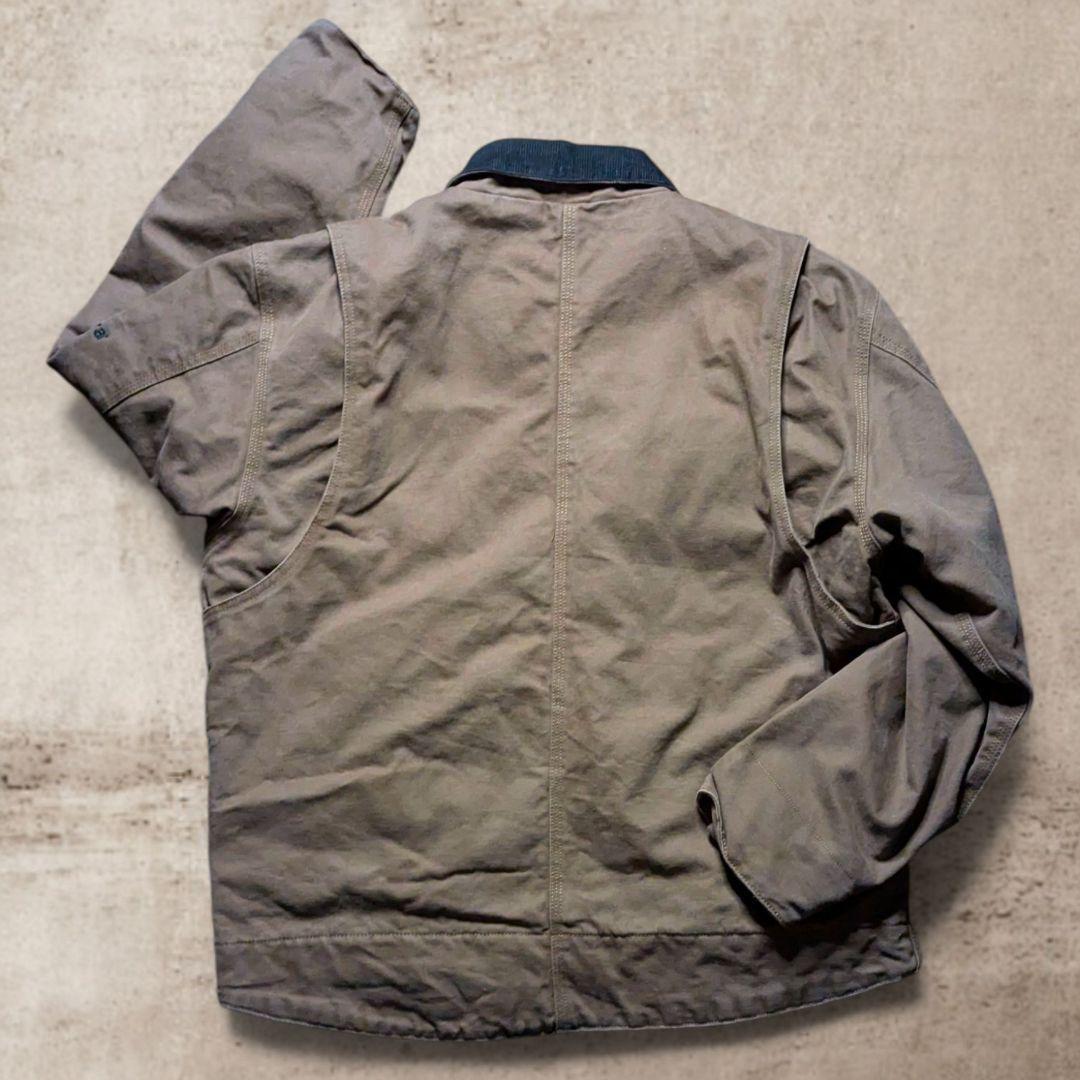90svintageDRI-DUCK中綿デトロイトジャケットXLフェードベージュ