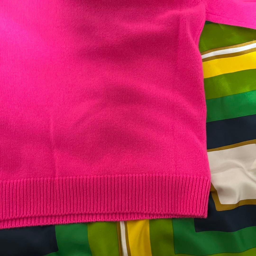 タグ付き archivio アルチビオ カシミヤ100％ ニット 36 ピンク