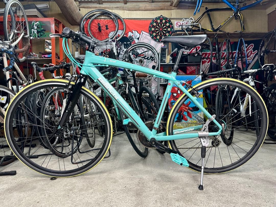 ビアンキ C-SPORT1基本分解発送送料無料！完成車配送もご相談ください！