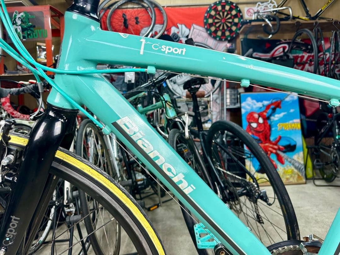 ビアンキ C-SPORT1基本分解発送送料無料！完成車配送もご相談ください！