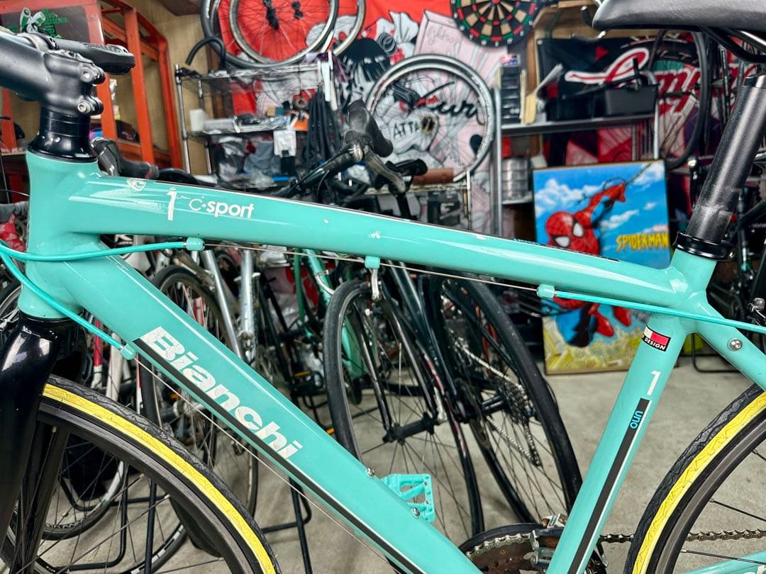 ビアンキ C-SPORT1基本分解発送送料無料！完成車配送もご相談ください！