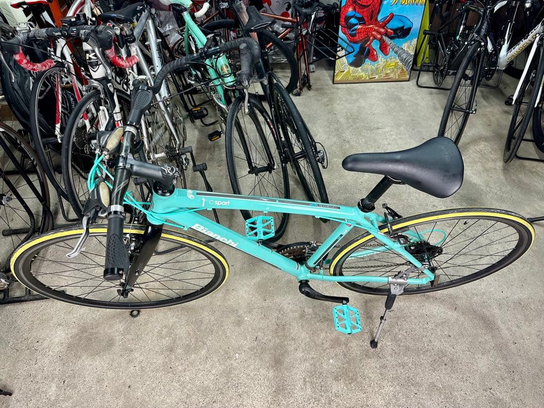 ビアンキ C-SPORT1基本分解発送送料無料！完成車配送もご相談ください！