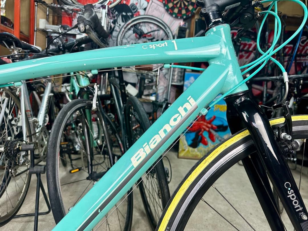 ビアンキ C-SPORT1基本分解発送送料無料！完成車配送もご相談ください！