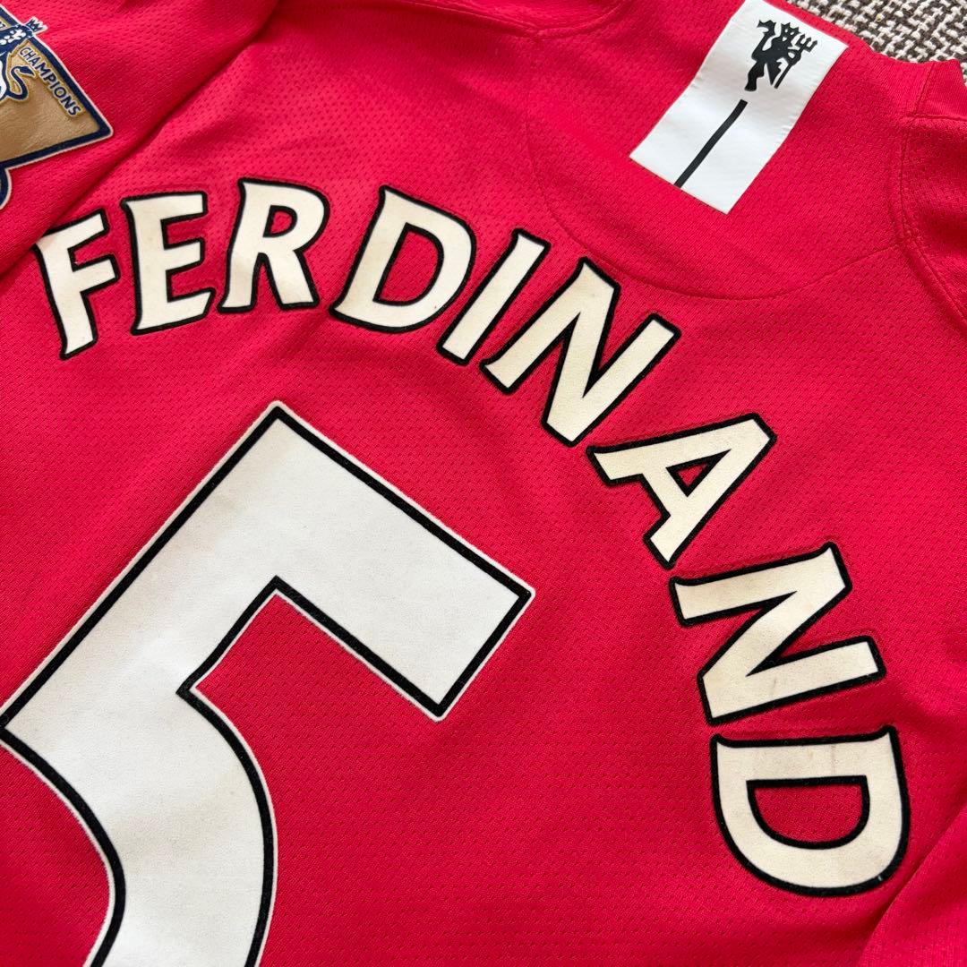 【PLパッチ／２冠モデル】リオファーディナンド ＃５ マンチェスターユナイテッド