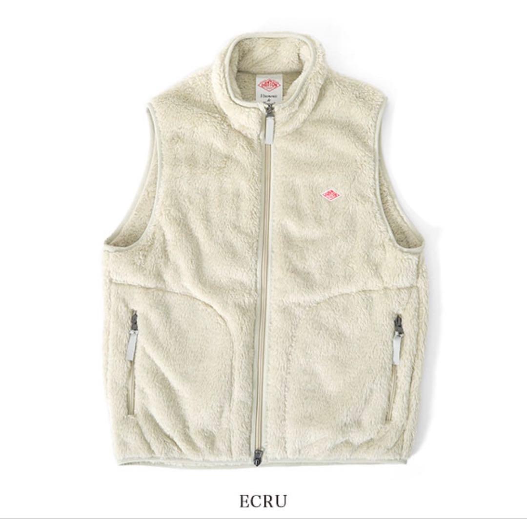 DANTON ダントン ハイパイル　ボアフリース ベスト 38