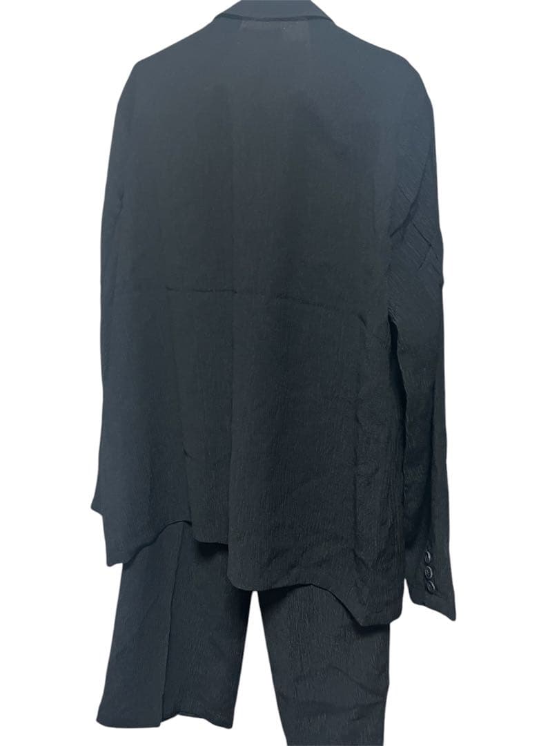 AZUL 楊柳テーラードジャケット 楊柳イージースラックス セットアップ