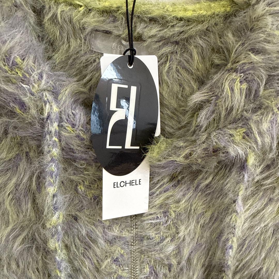 ELCHELE エルチェレ　ニット　パーカー　ファー