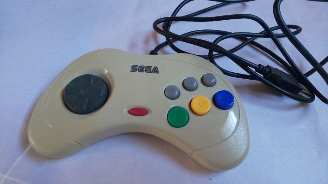 pc使用可 セガサターン アーケードコントローラー 格闘 アケコン ps4