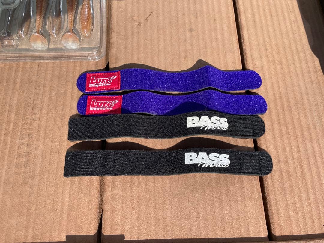 ルアーワーム大量セットボックス付き