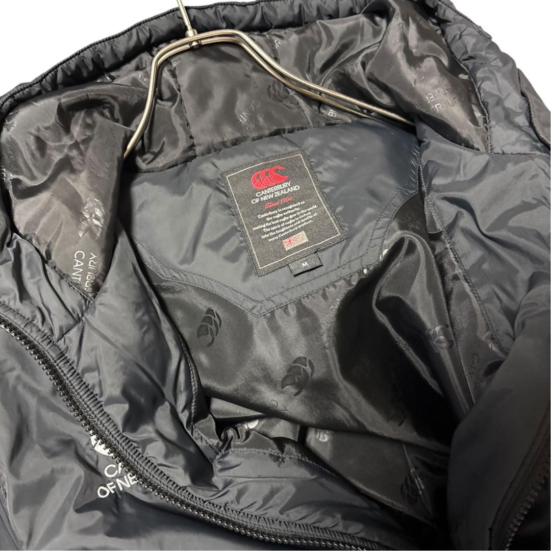 CANterbury ブラック ウォームアップジャケット　アウター　ワッペン