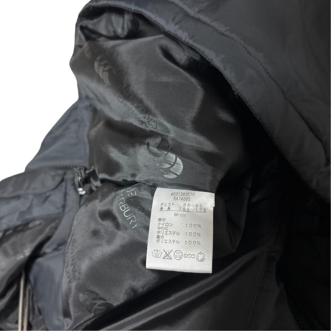CANterbury ブラック ウォームアップジャケット　アウター　ワッペン
