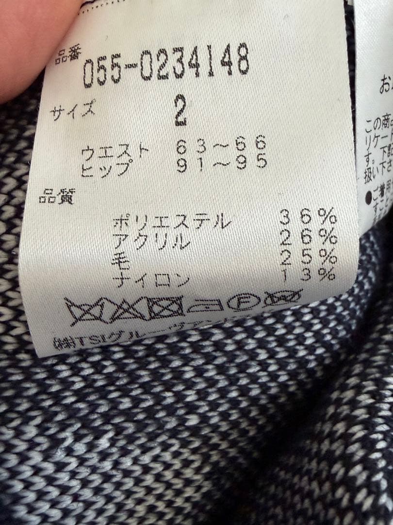 PG グラフィックプリント ニットワンピース　パーリーゲイツ