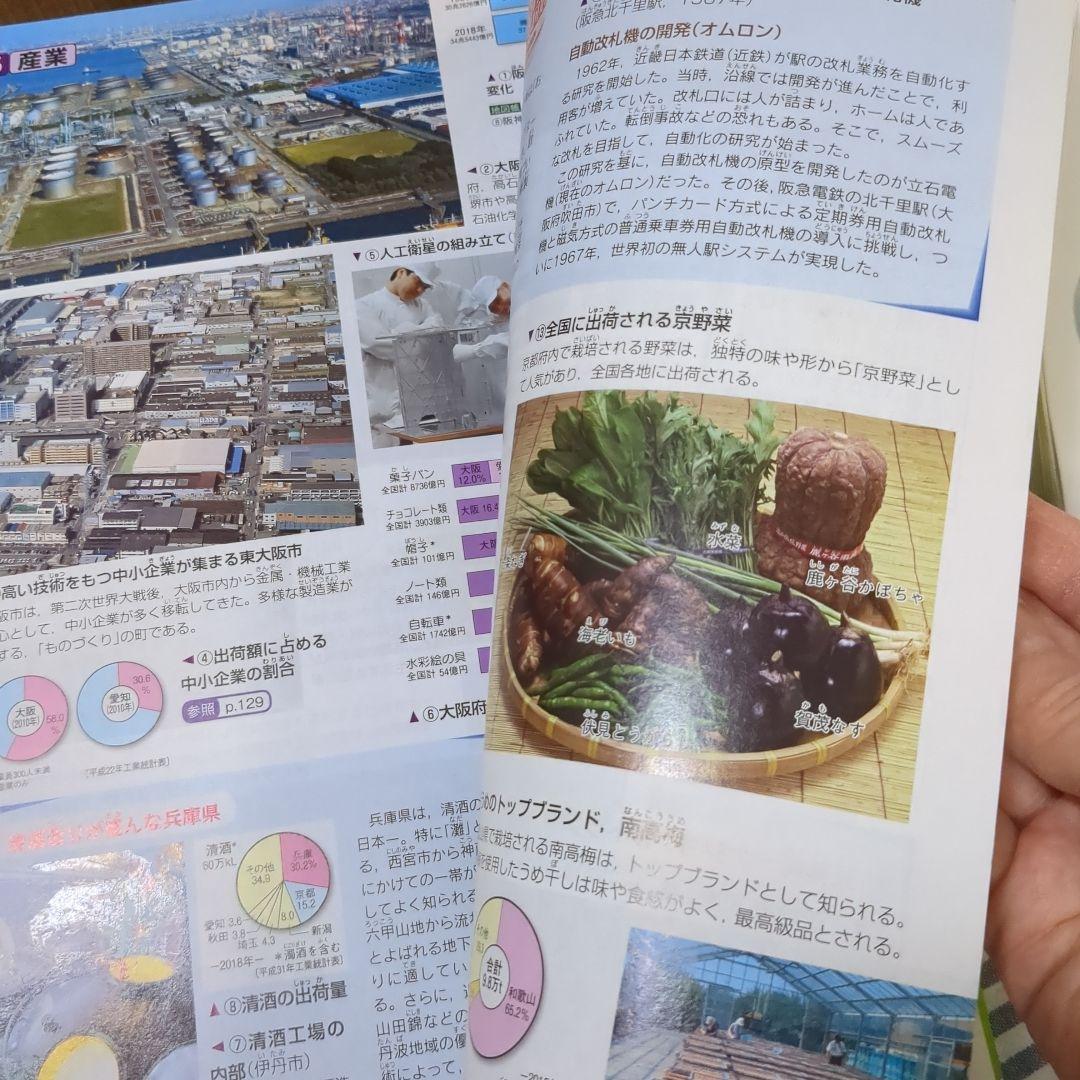 中学生地理教科書　資料集　セット
