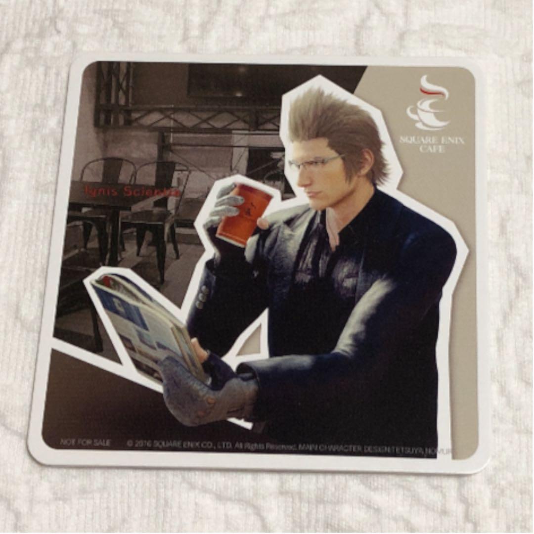 FF15 FFXV スクエニカフェ限定コースターVol.2全種4人セット　ノクト