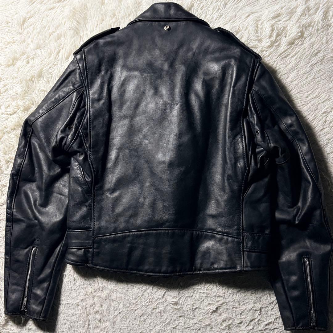 p*様 【米国製】schott ライダースジャケット　618 本革　ブラック　4