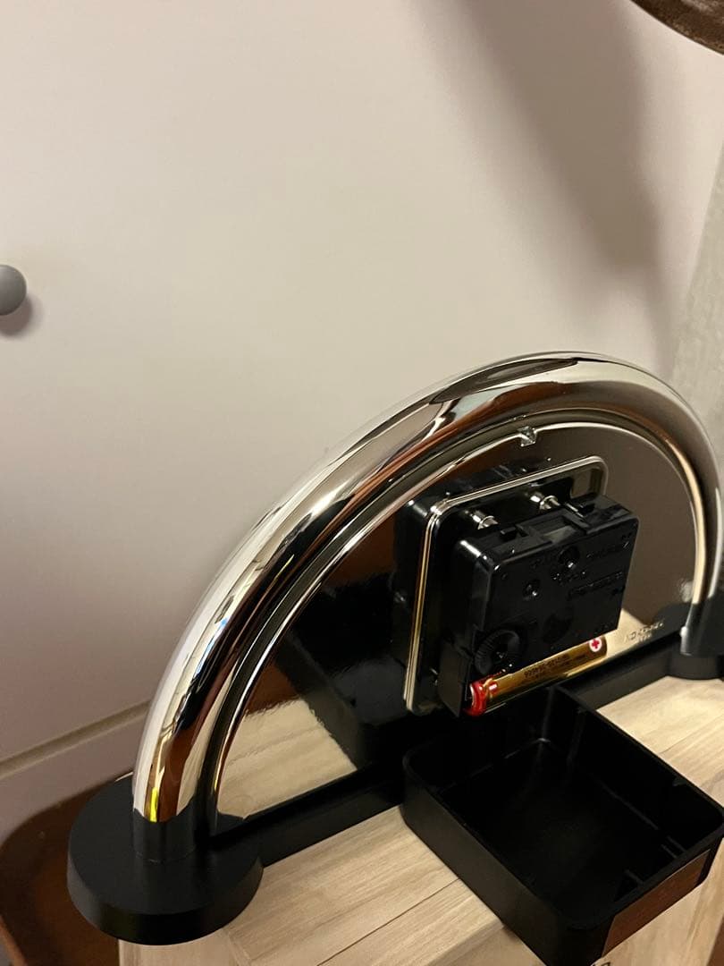 シチズン エスコンN ポストモダン デスククロック 置時計 4RG877 中古品