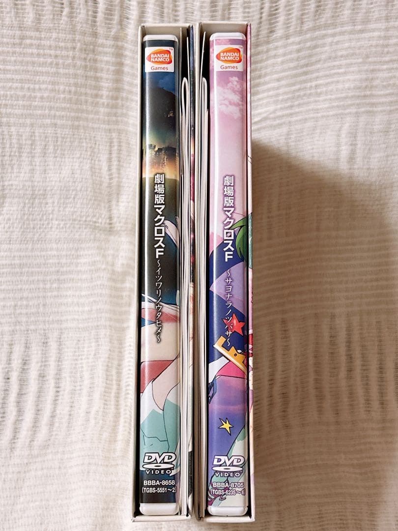 劇場版 マクロスF DVD 初回限定版　前後編セット　生フィルム　特典付き