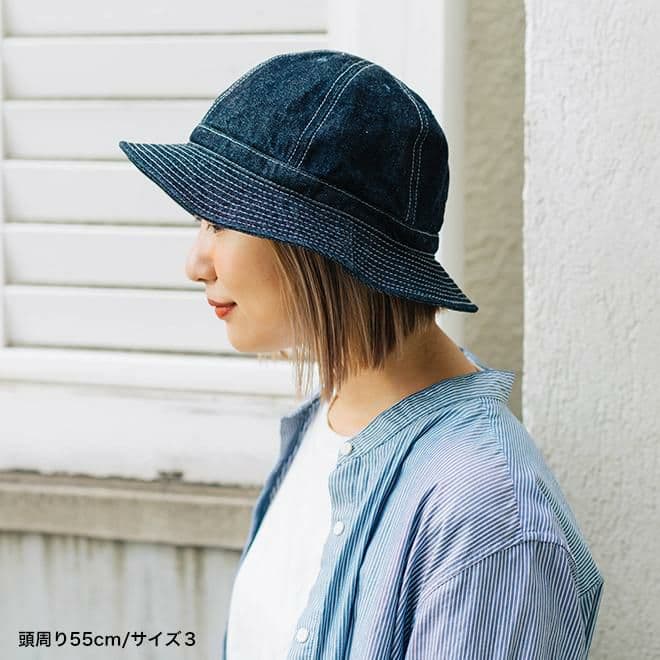 ハイヤー HIGHER/セルビッチデニムハット