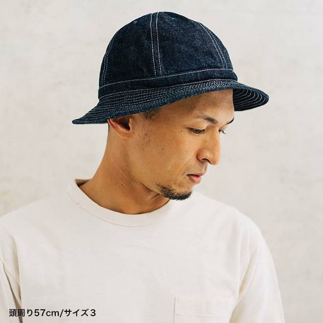 ハイヤー HIGHER/セルビッチデニムハット