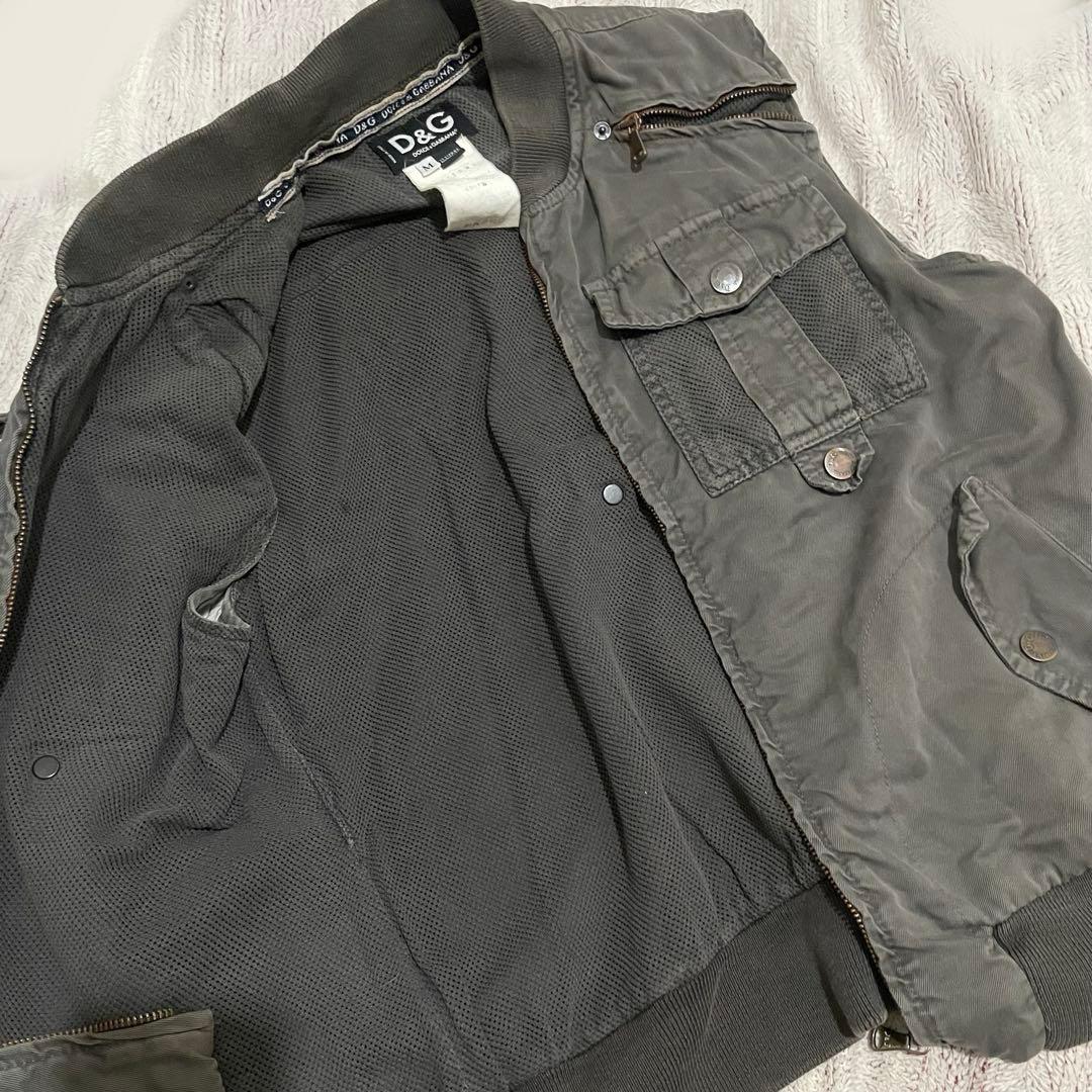 DOLCE&GABBANA ミリタリーベストvintage イタリア製 y2k