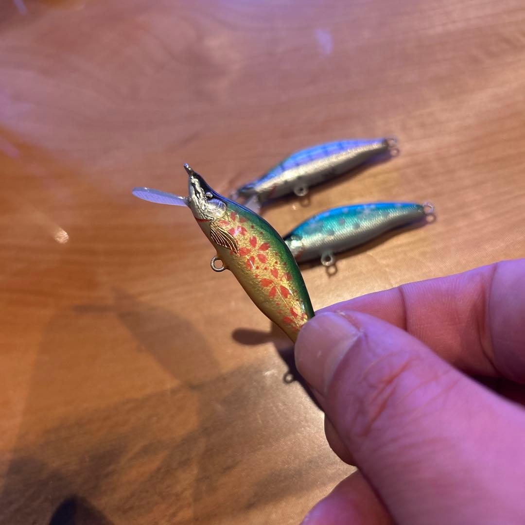 アイズウッドワークス　ハンドメイドミノー　3個