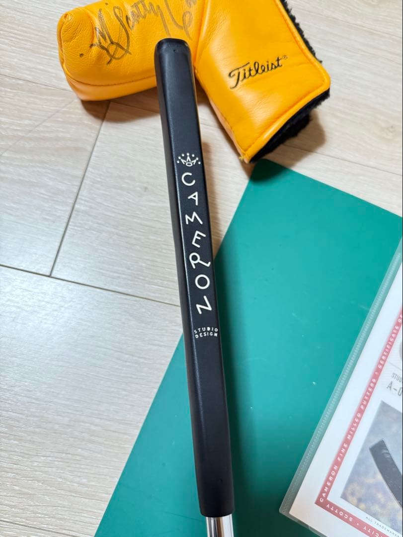 激レアタイトリスト スコッティ・キャメロン スタジオデザイン No3.5 認証書