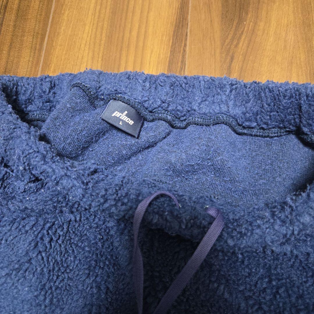 Prince　ネイビー フリース　ベスト　スコート　 セットアップ　L　ボア