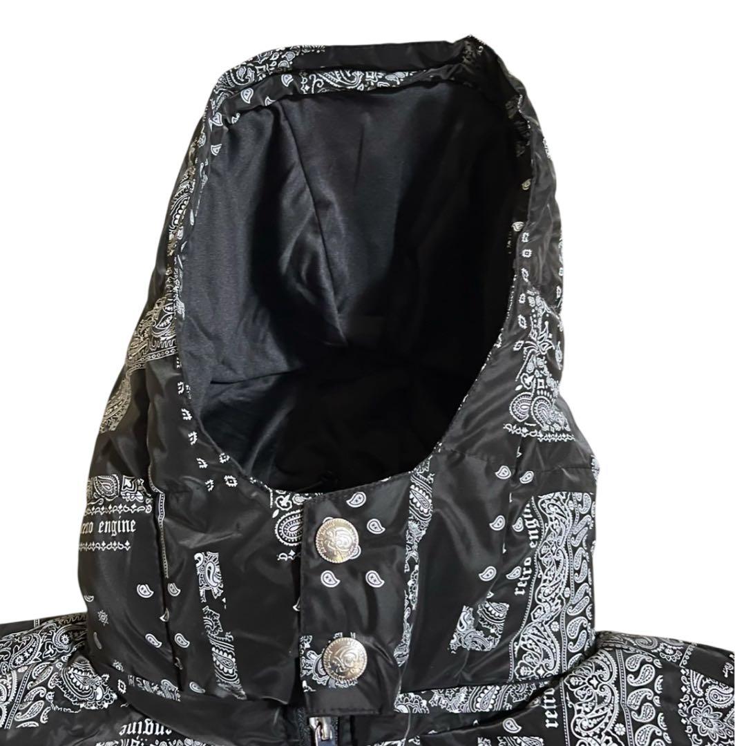 アダムスジャグラー RTEG ペイズリー柄 フード付き