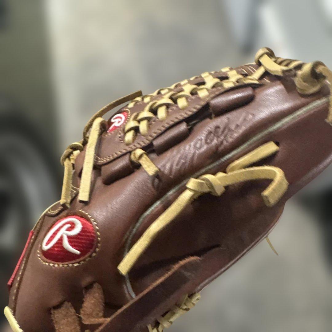 ⑦Rawlings 軟式グローブ ブラウン