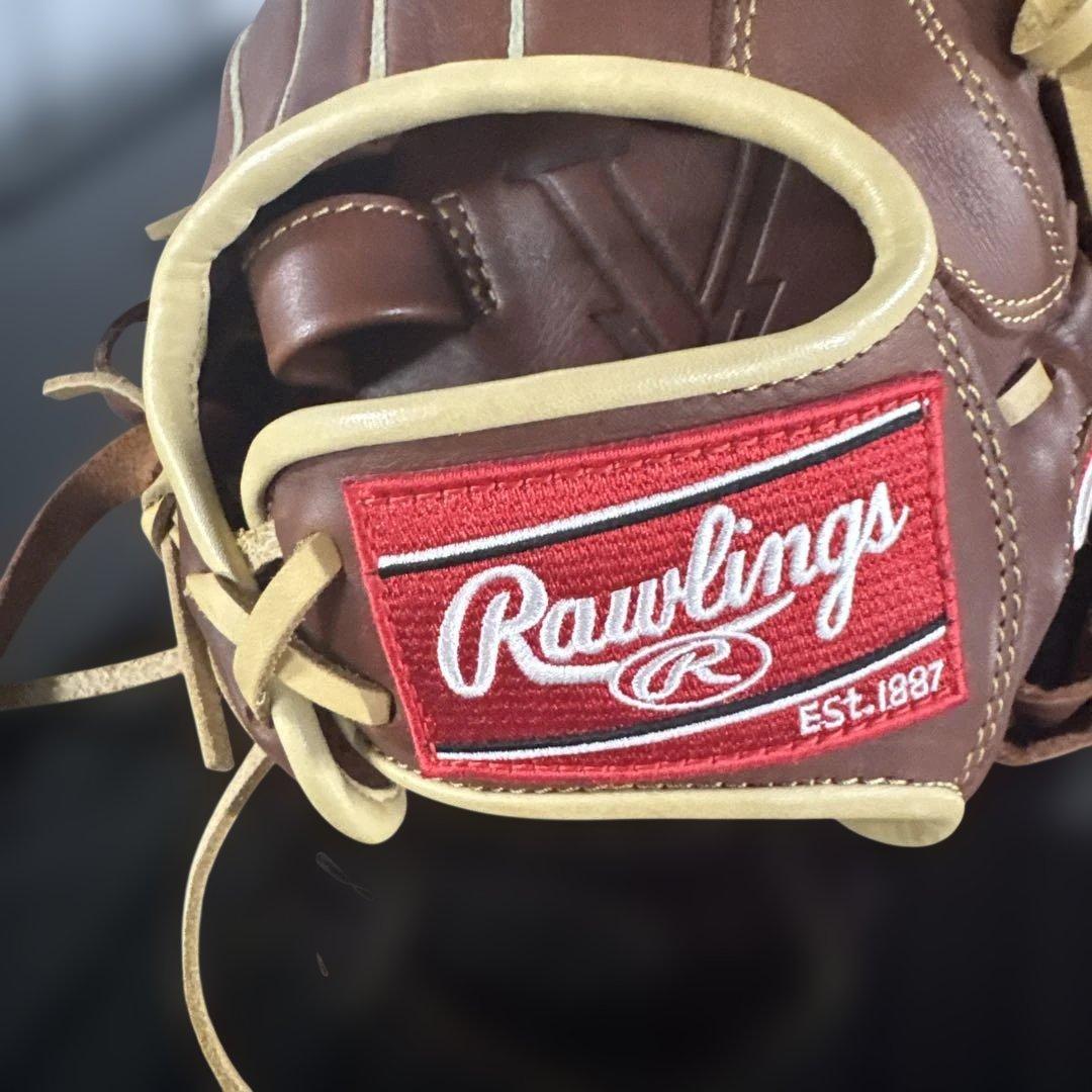 ⑦Rawlings 軟式グローブ ブラウン