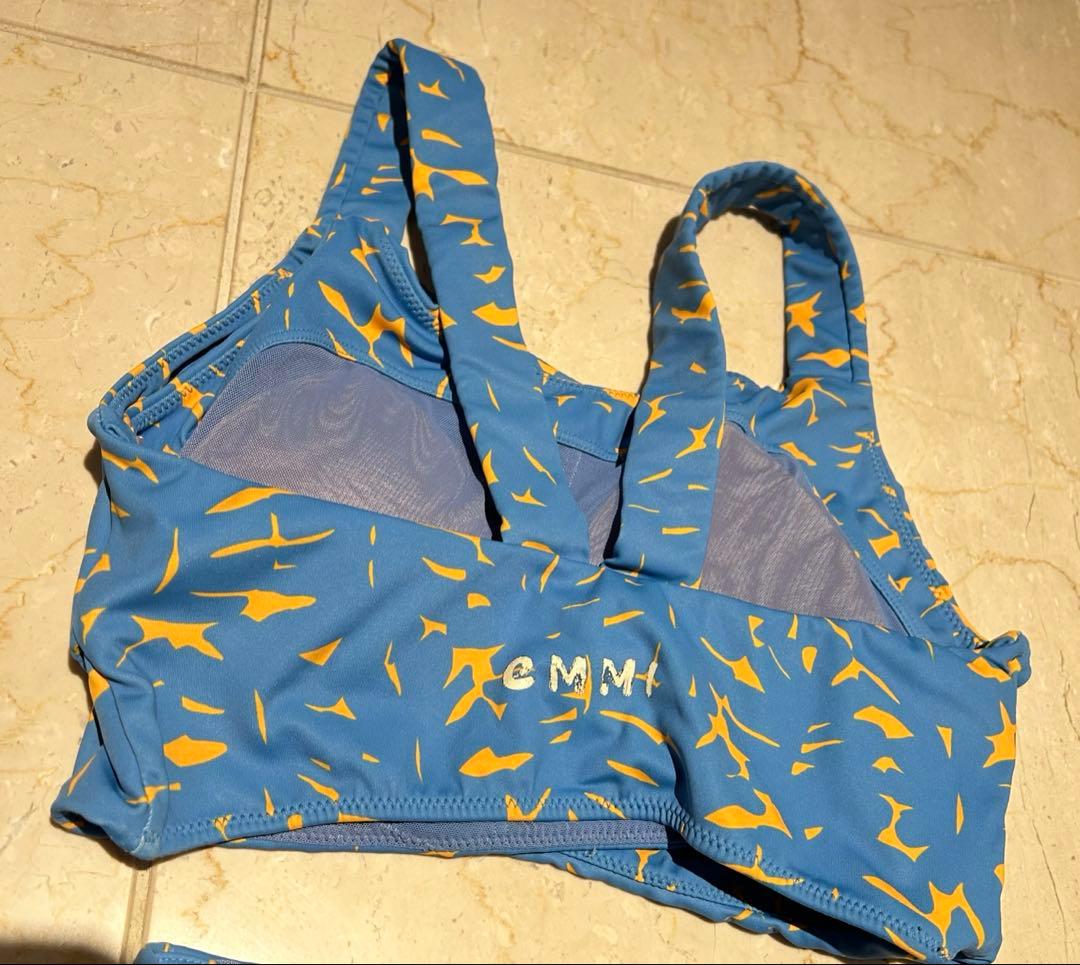 emmi yoga　ボタニカルアートプリント 上下　セットアップ