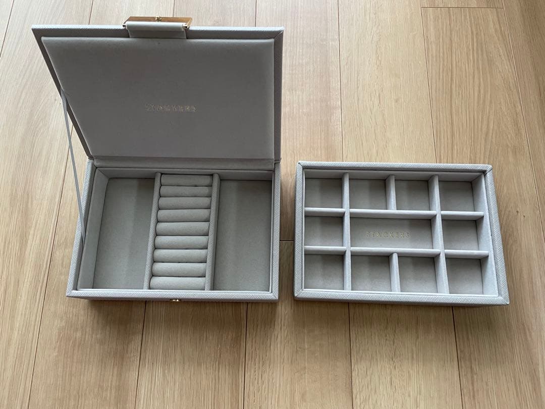 STACKERS スタッカーズ ミニ ジュエリーボックス トープ 2段セット