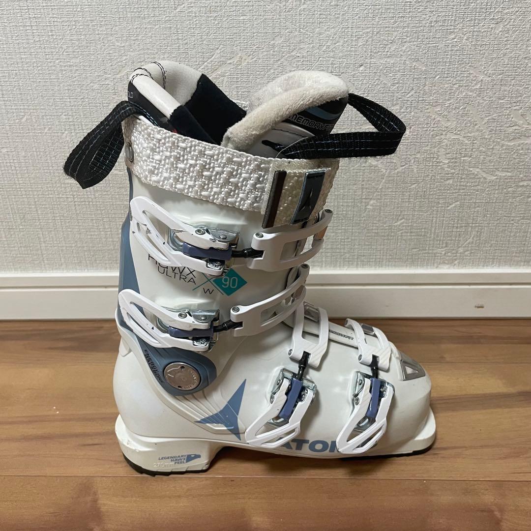 elan146cm ATOMIC23/23.5cmストック付きスキーセット