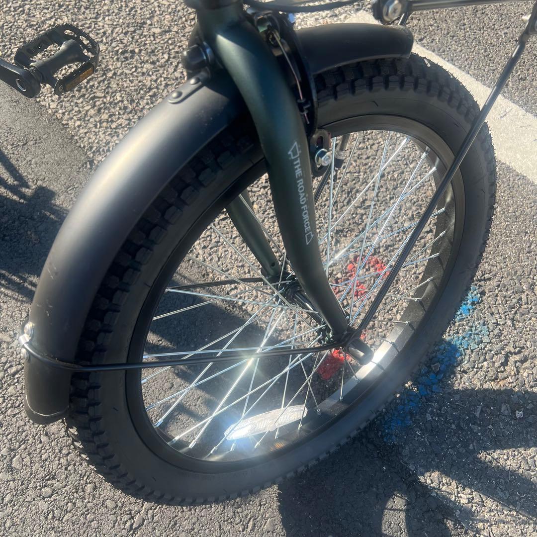 MYPALLAS 20インチ 折りたたみ自転車　アーミーグリーン　6段ギア