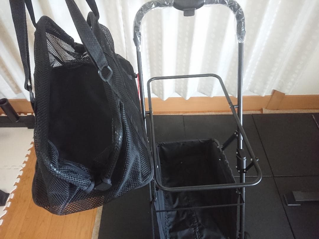 ひまわりっす　Hopeholic 折りたたみ式 2段 ショッピングカート