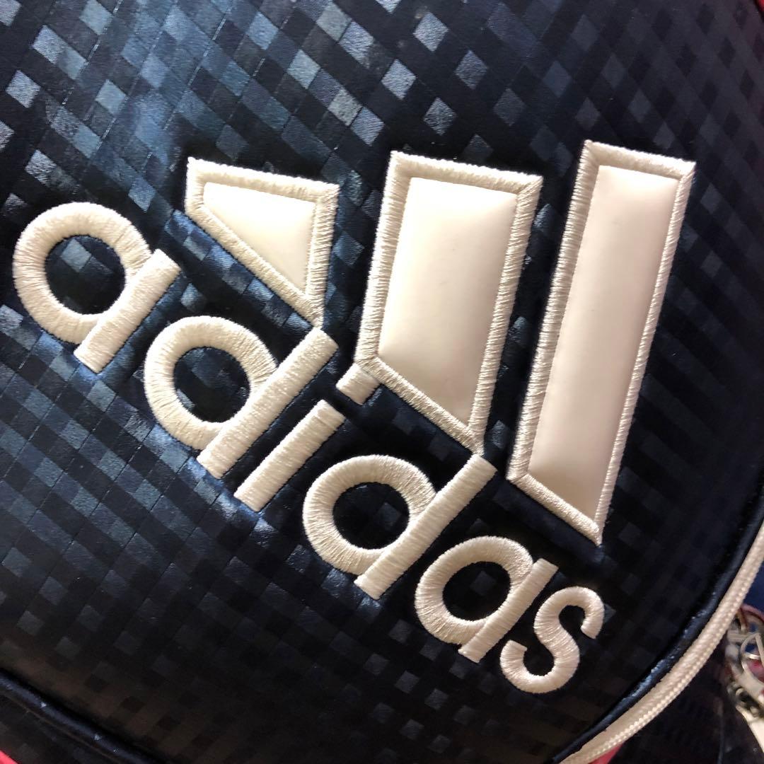寶BV-1112 adidas アディダス キャディバッグ ネイビー/ピンク