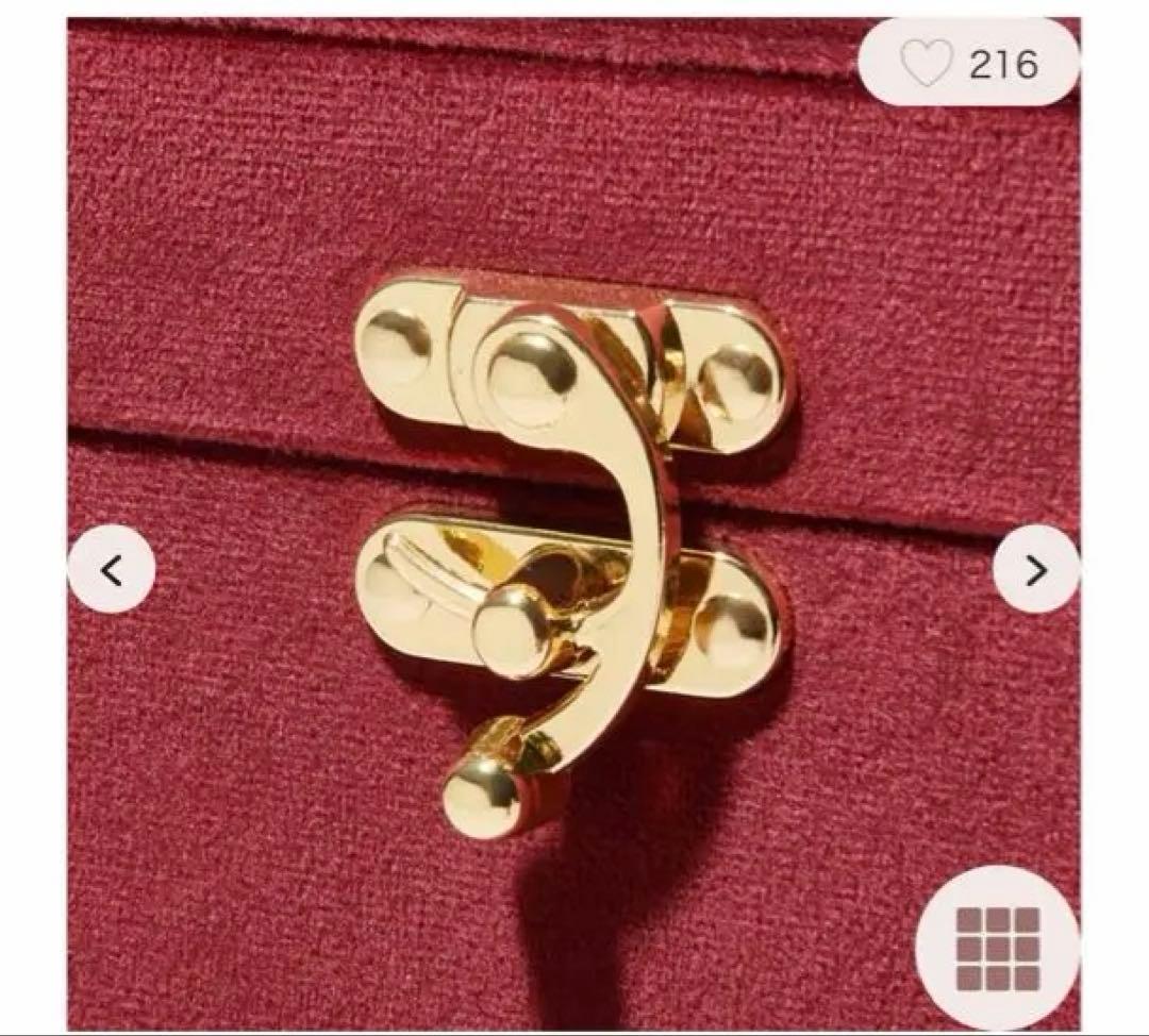 ANNA SUI francfranc マルチボックス ダークレッド