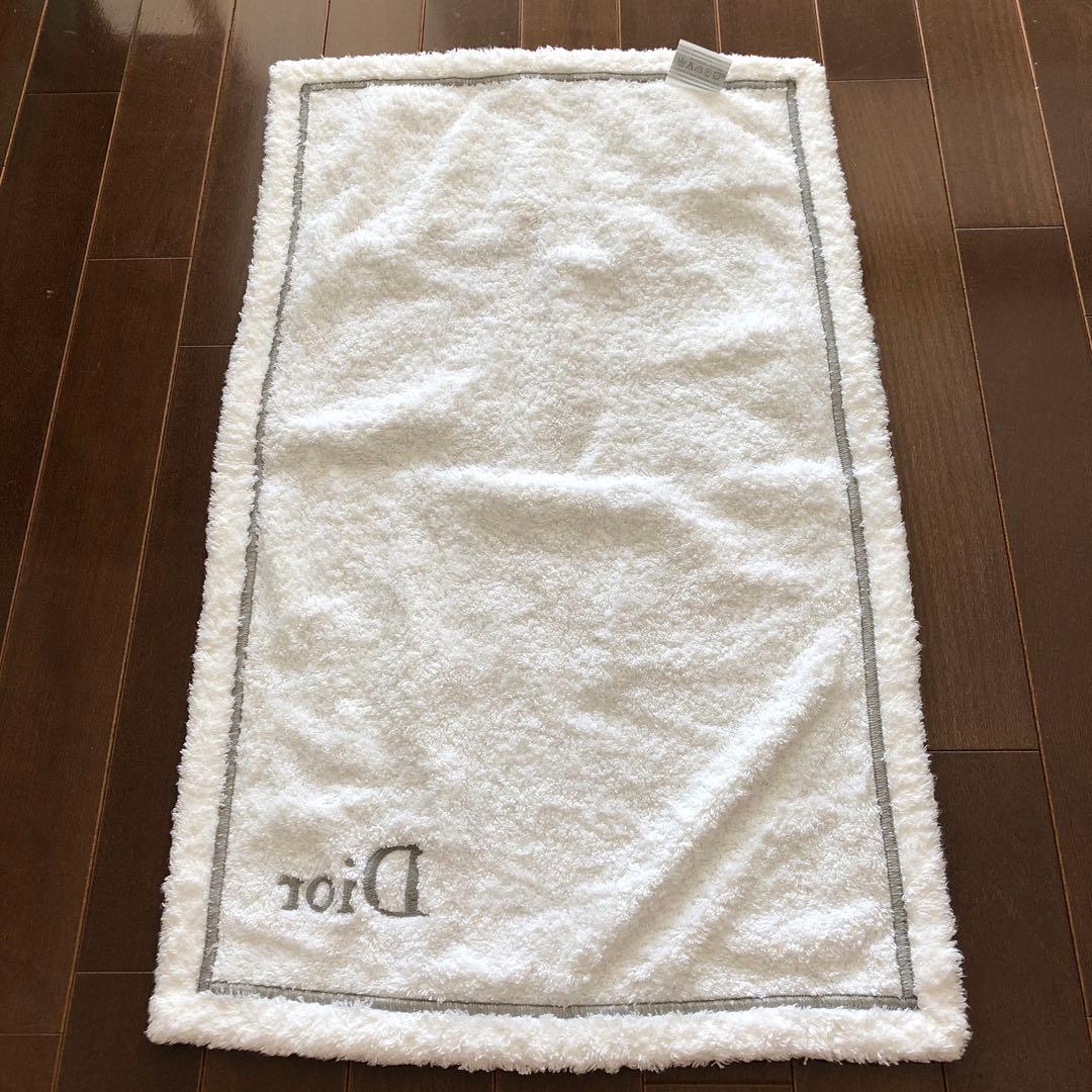 used クリスチャンディオール　フランス製　Dior刺繍　タオル(バスマット)