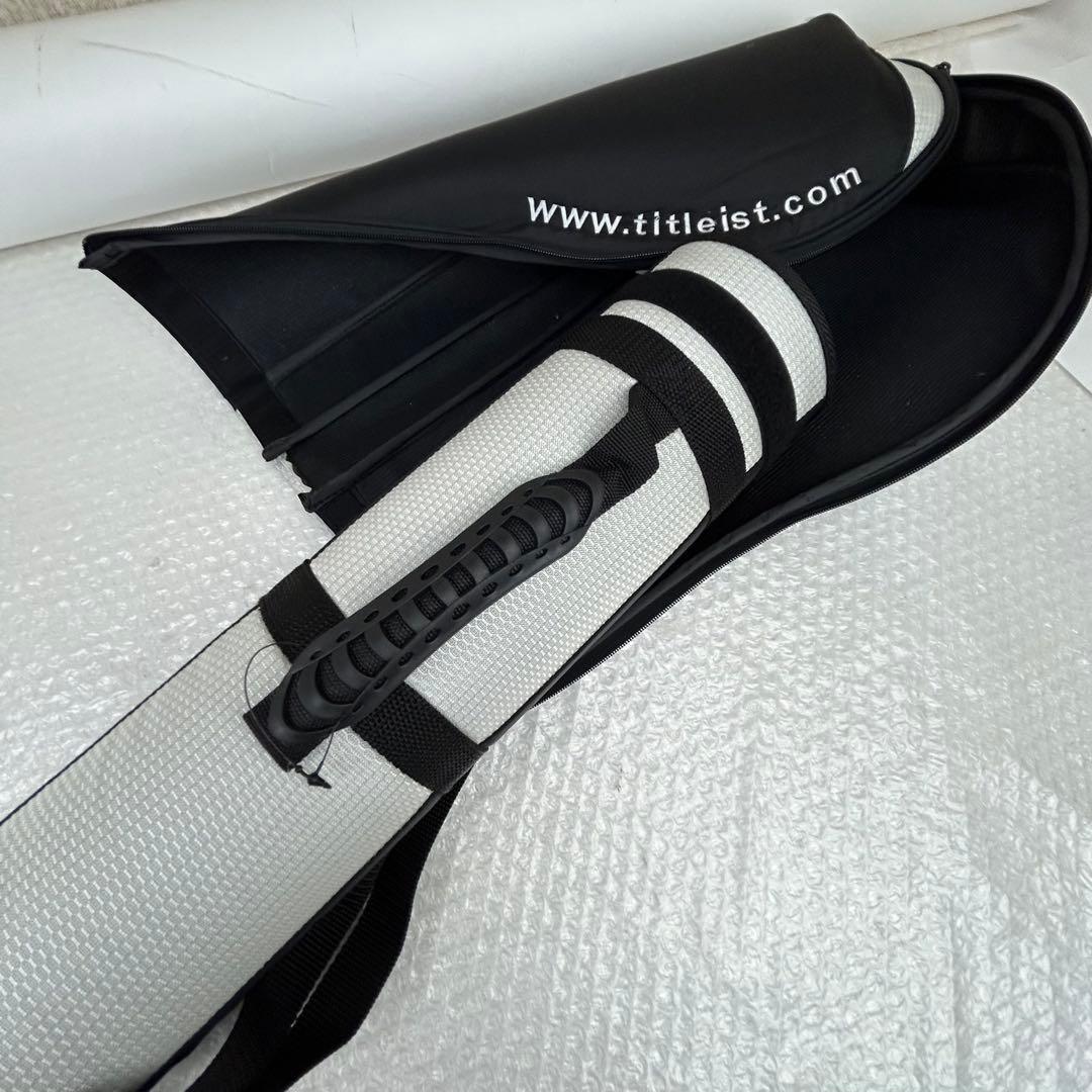 【新品未使用タグ付き】タイトリスト クラブケース ゴルフバッグ ブラック×グレー