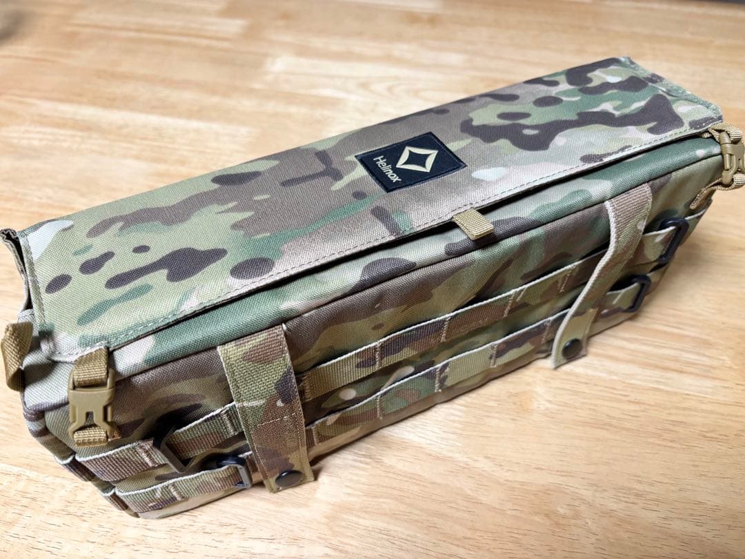 新品未使用【ヘリノックス　テーブルサイドストレージ　マルチカモ柄】