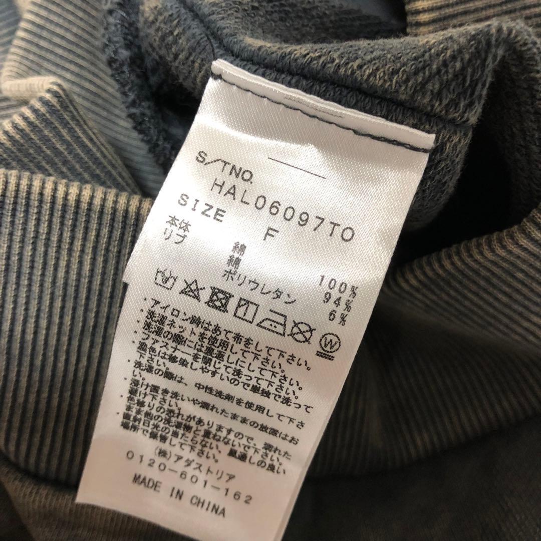 新品タグ付　HARE ピグメントジップ　ショートパーカー