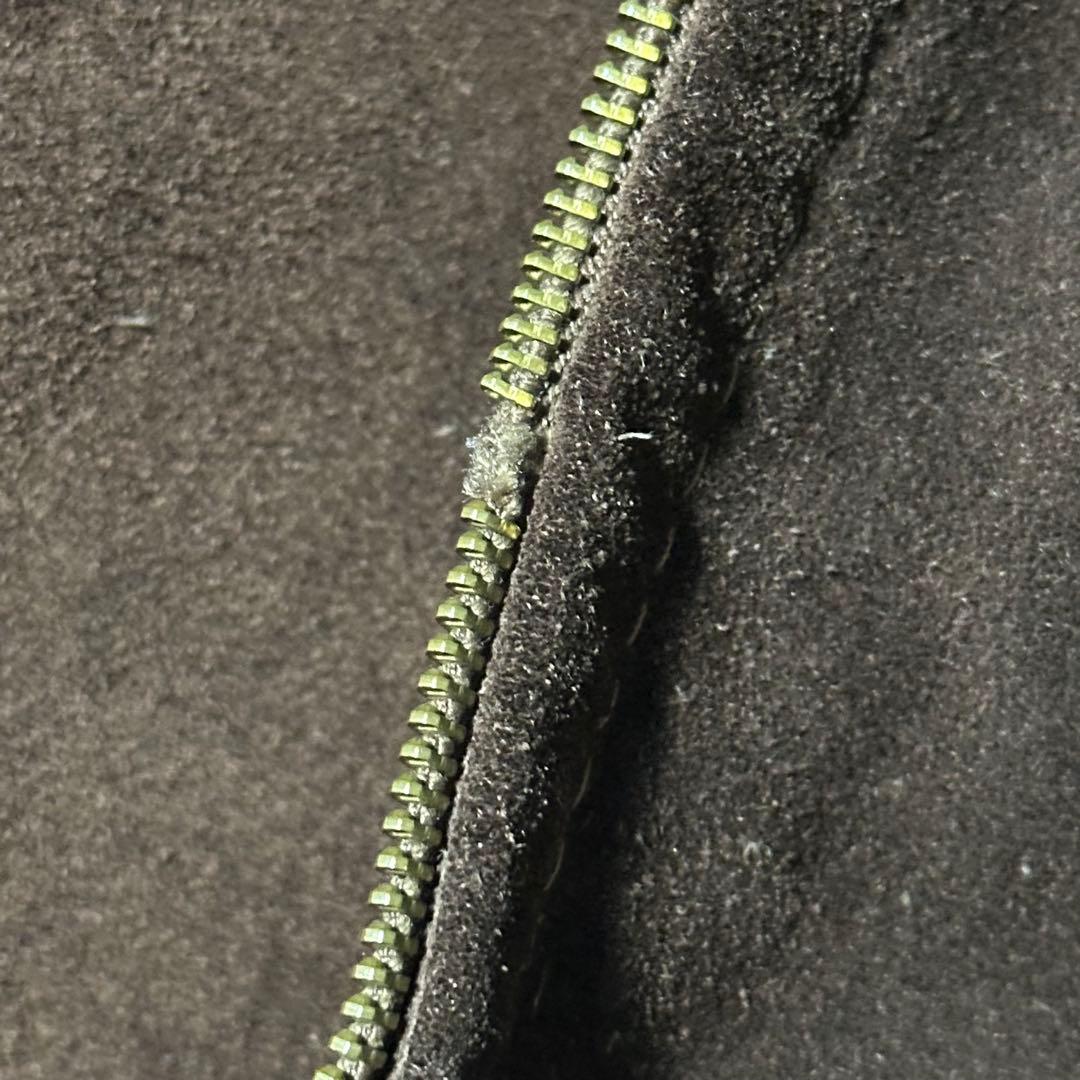 希少 Schott 313 襟レザー ジャケット 黒 ブラウン 40 スウェード