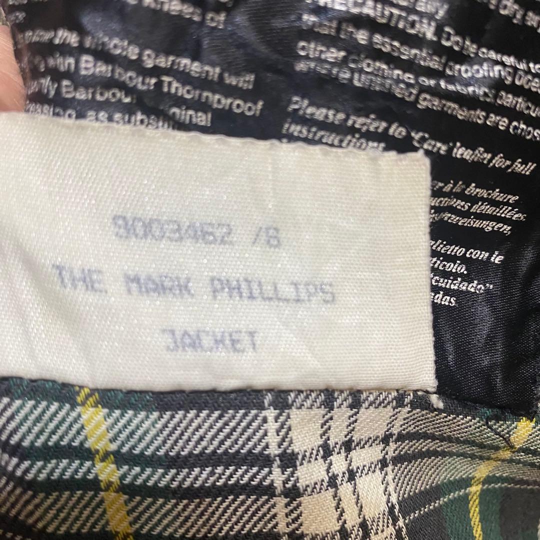 た*ろ様 Barbour MARK PHILIPS 超希少　ビンテージ Lサイズ