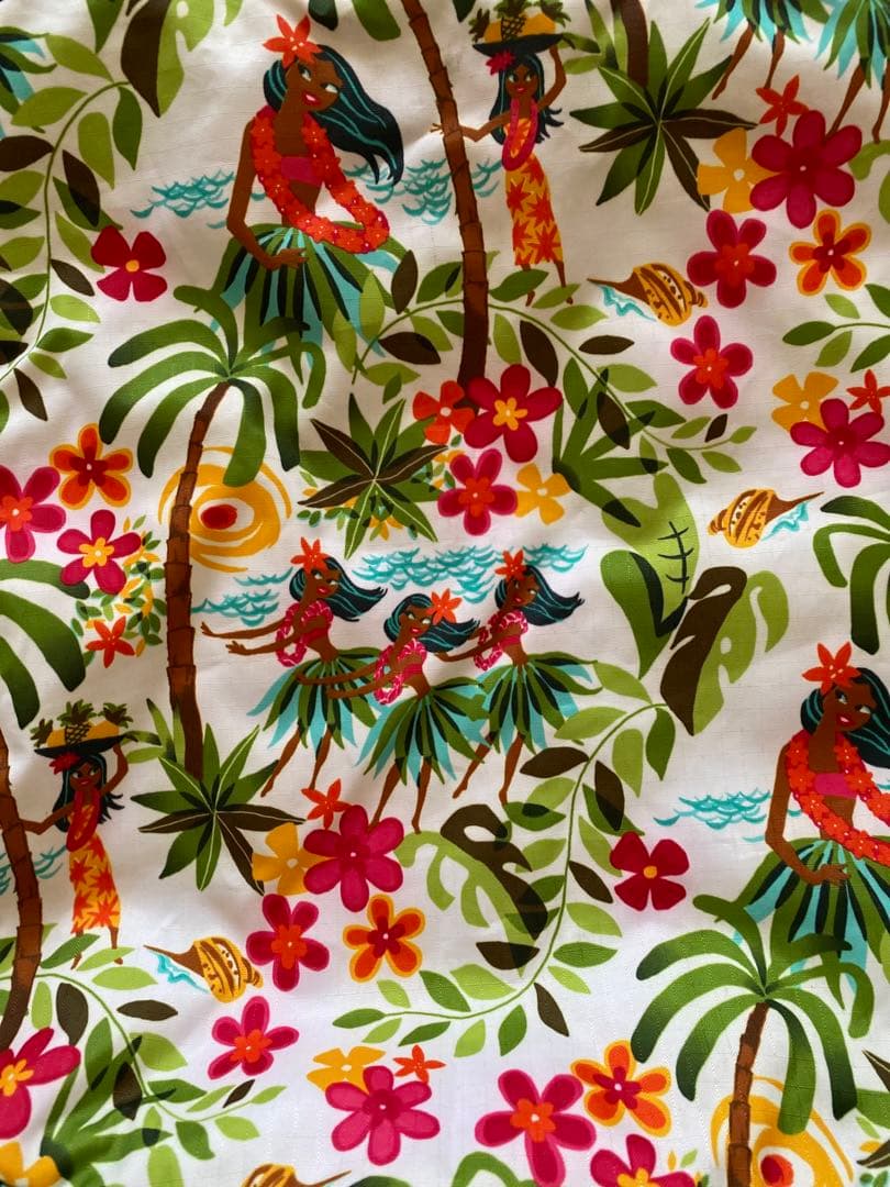 レスポートサック ハワイ限定 フラガール柄 バッグ ワヒネフラ 美品