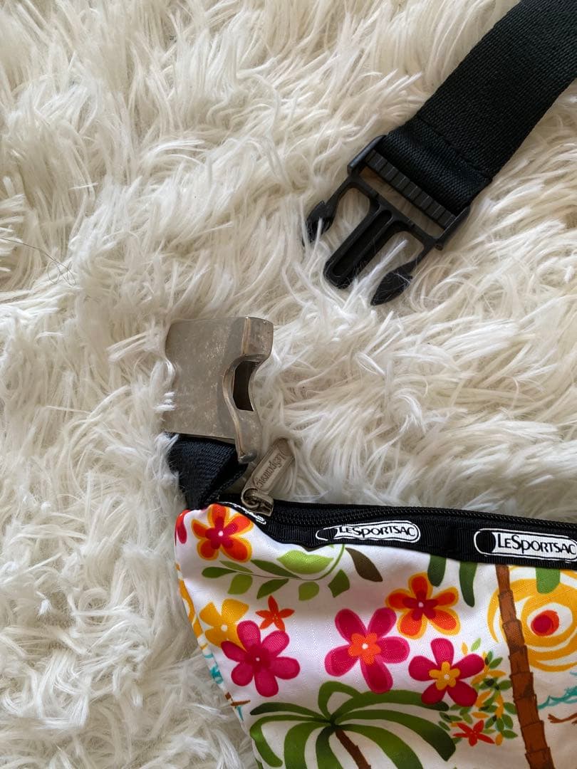 レスポートサック ハワイ限定 フラガール柄 バッグ ワヒネフラ 美品