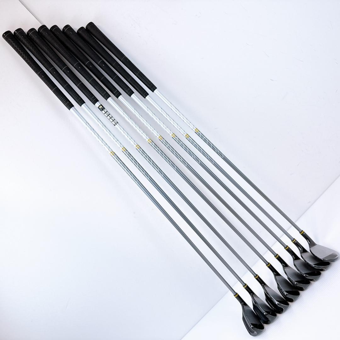 PRGR　ニュー スーパーエッグ アイアン（2015）　カーボンR2／金egg